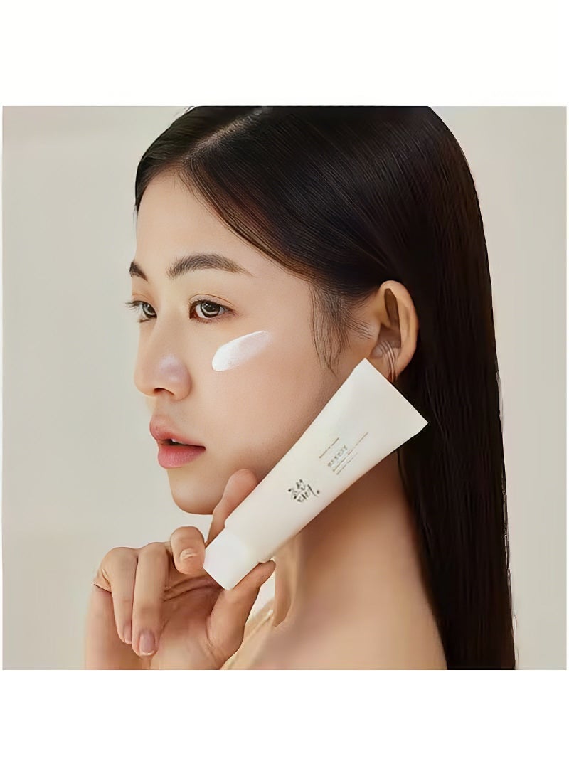 واقي شمس ريليف صن ٥٠ مل - عامل حماية من الشمس كوري SPF50+ PA++++ | تركيبة مرطبة من الأرز والبروبيوتيك - Image 5
